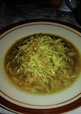 Tumis kembang pepaya (kates)