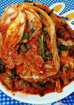 Homemade kimchi