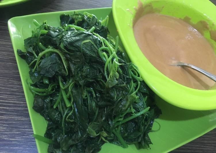 gambar untuk resep Pecel bayam