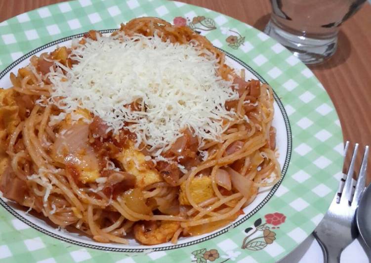 Resep Spaghetti with Homemade Sauce Karya Karunia Dyah Mardhatillah
