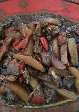 Semur ati ampela kentang