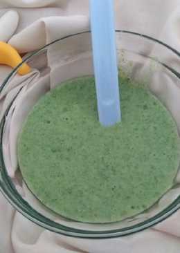 Bubur tenggiri bayam