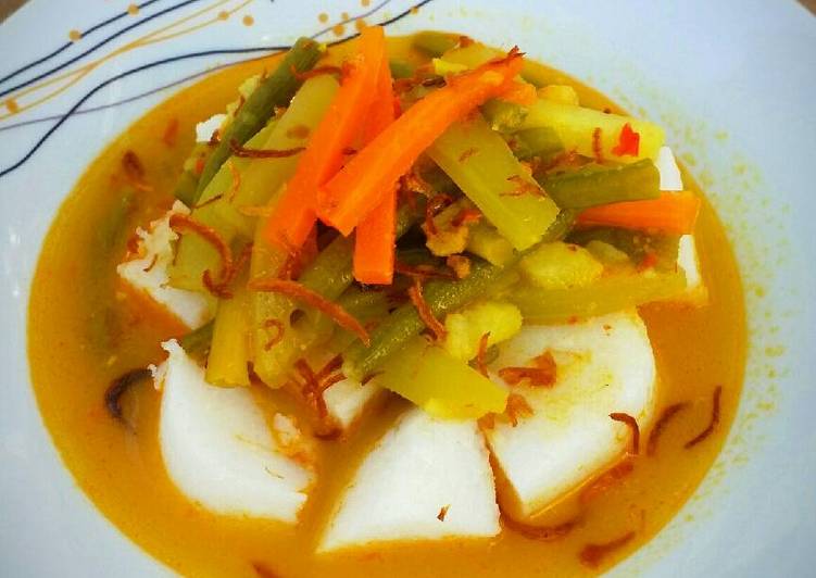 cara membuat Lontong Sayur Mudah Enak