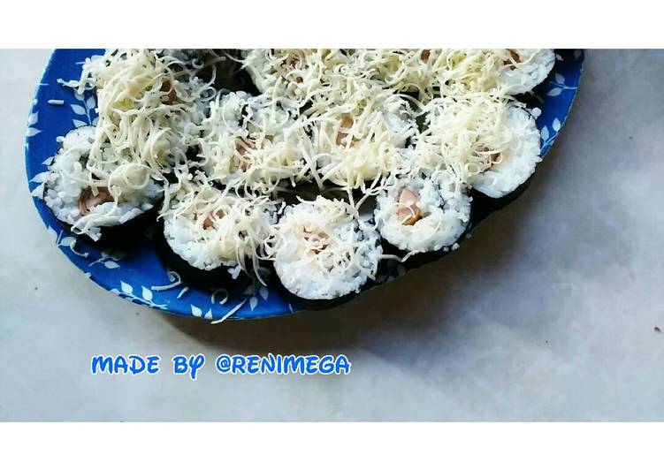 bahan dan cara membuat Easy SushiSusi Homemade