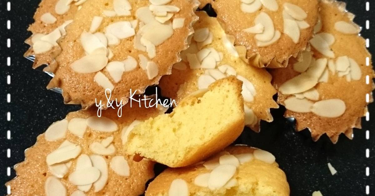 Resep Almond powder cake (no mixer,one bowl)