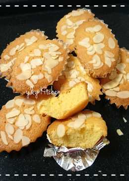 Almond powder cake (no mixer,one bowl)