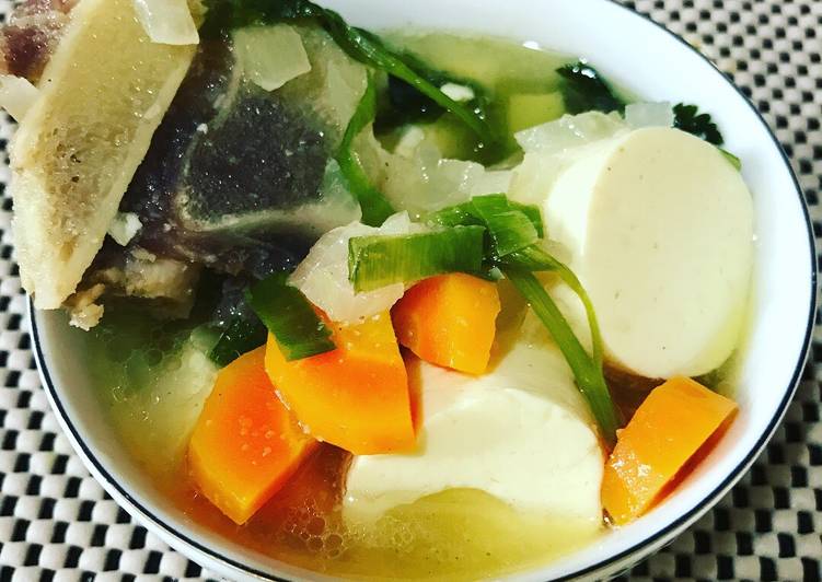 resep masakan Sop Buntut Sapi (bumbu sederhana)