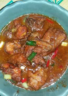 Ayam kecap saos tiram