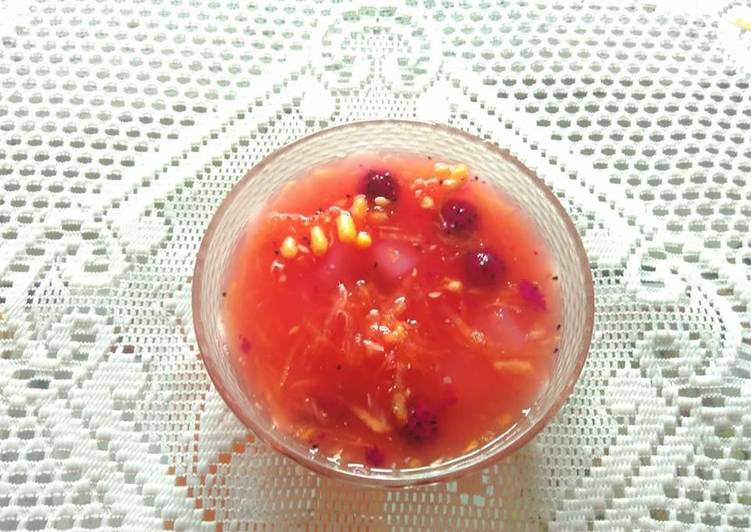 gambar untuk resep makanan Es Buah Juice Markisa ala Vey