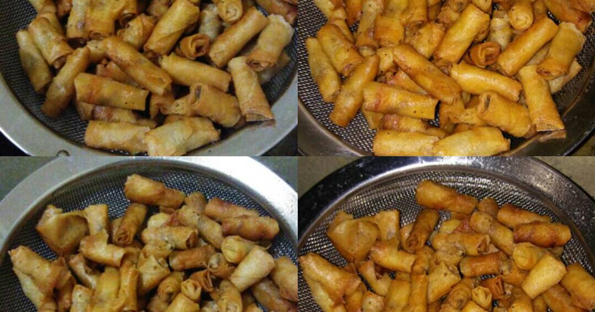 Kulit lumpia  isi  abon 6 resep Cookpad