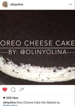 Oreo Cheese Cake by @olinyolina