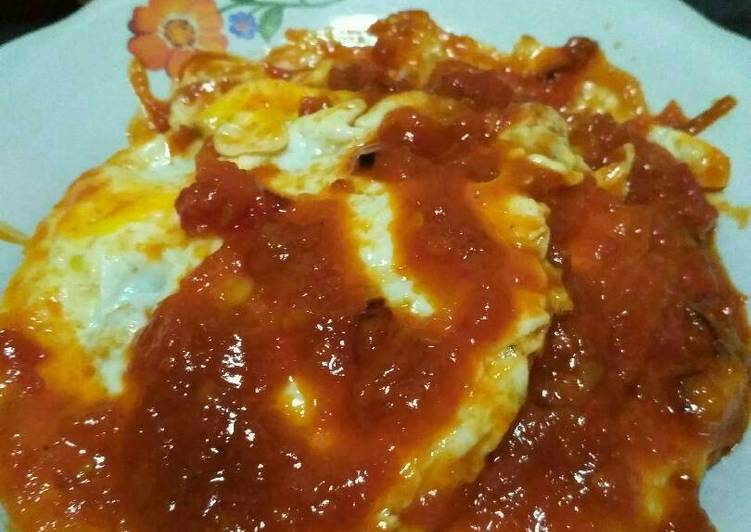 resep Telor Ceplok Saus Balado