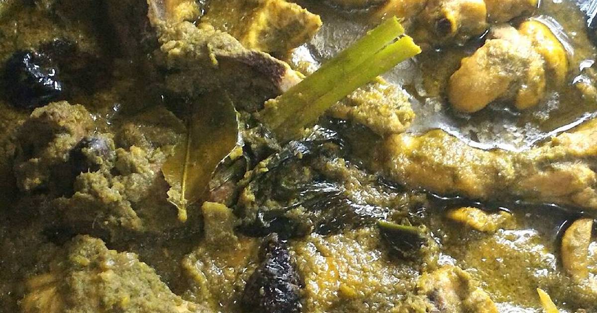 Resep Gulai ayam lado mudo (cabe ijo) khas Padang ala Devi Hastuty