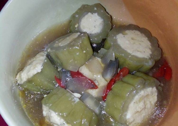 Sayur Pare Isi Tahu Sayur Pare Isi Tahu
