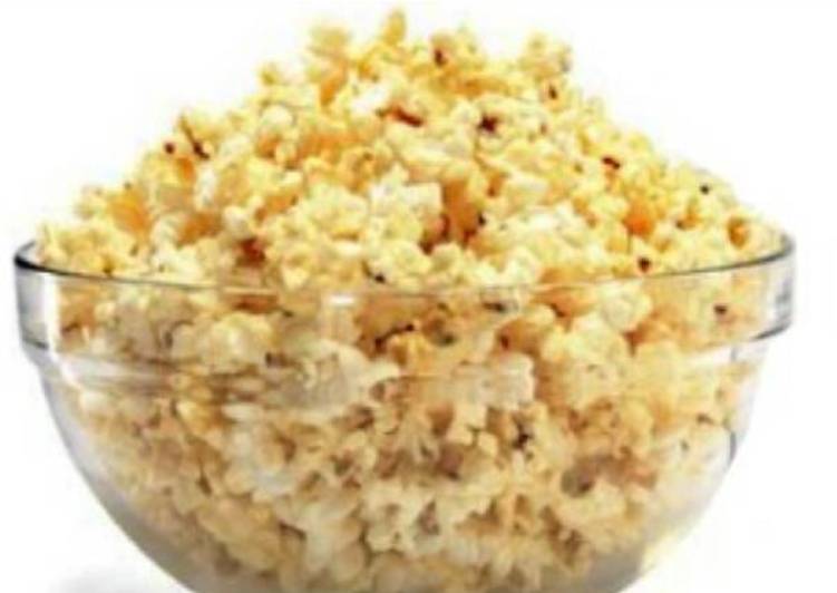 bahan dan cara membuat Berondong Jagung Rasa Karamel (popcorn)