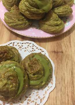 Kue Sus Matcha (Matcha Choux)
