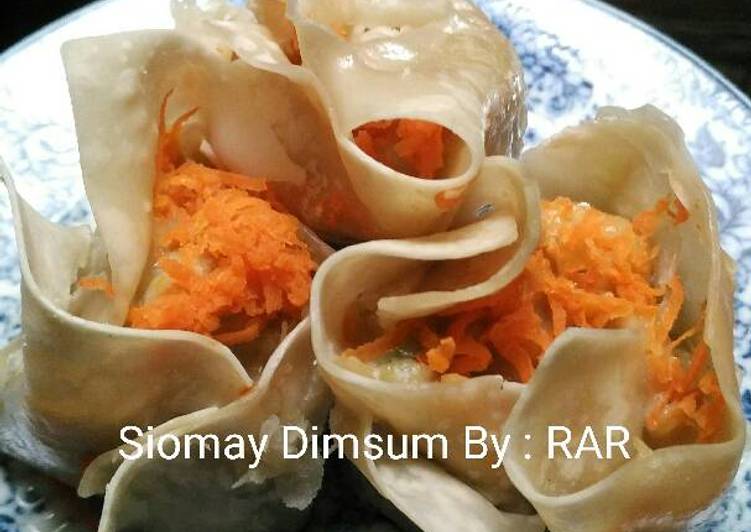 resep lengkap untuk Siomay Dimsum