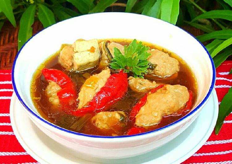 resep masakan Cabe dan Tahu isi daging kuah