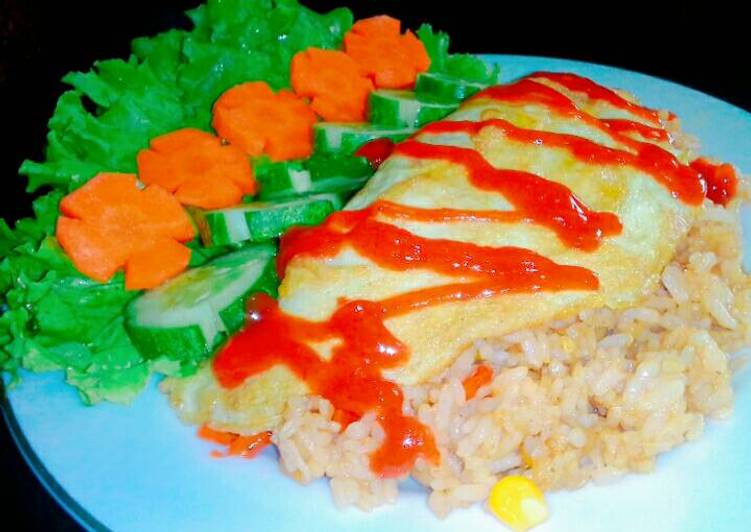 resep makanan Nasi Goreng Omlet