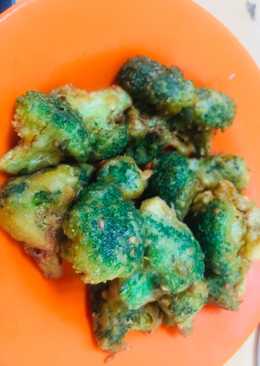 Brokoli Goreng Tepung Ala Anak Kos (cemilan)