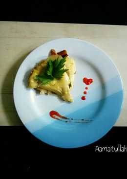 Potato omlette with Mozarella #BikinRamadanBerkesan