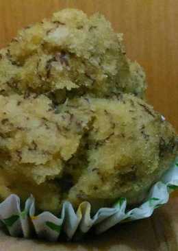 Bolu kukus pisang no mixer no telur mekar