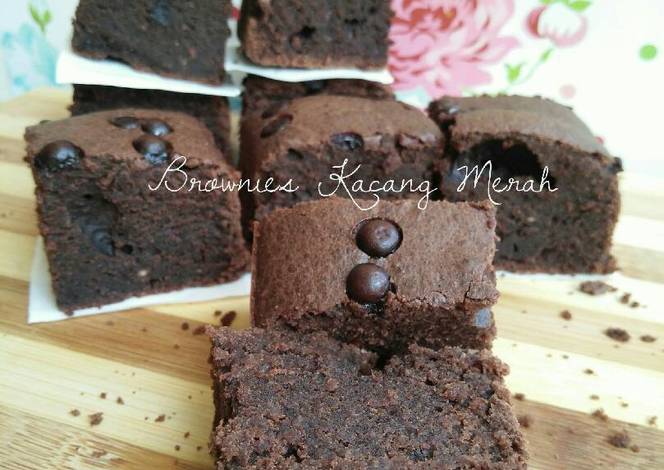  Resep  Brownies  Kacang  Merah Cemilan Anak oleh Gisry 