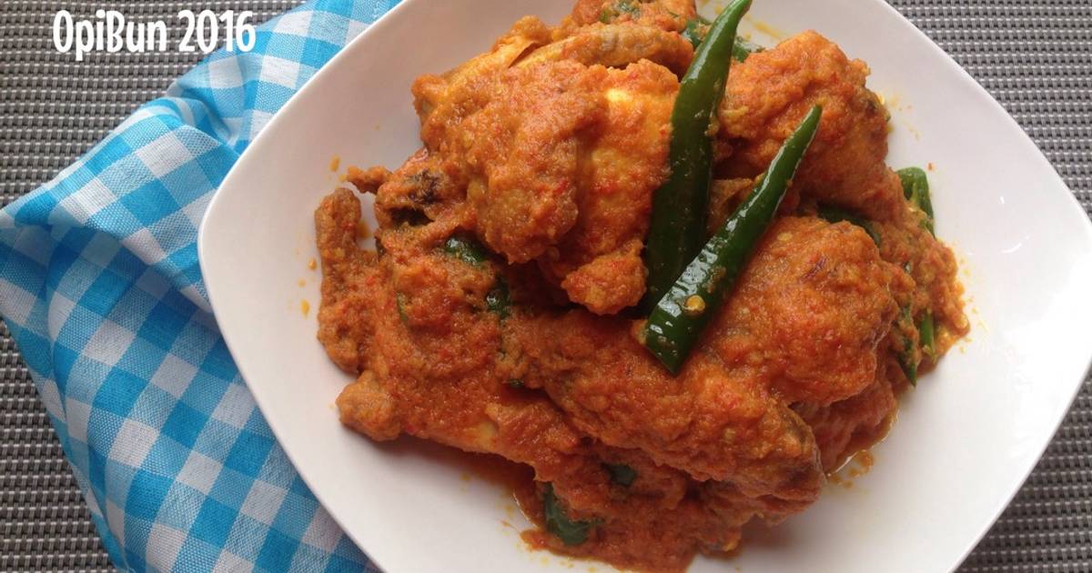 Resep Ayam Cabe Ijo ala Emak ala opi bun