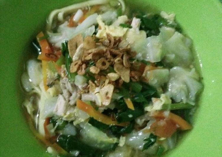 resep lengkap untuk Mie Godog Jawa Spesial