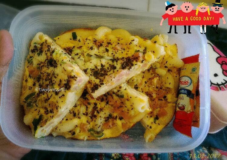 gambar untuk cara membuat Macaroni Frittata