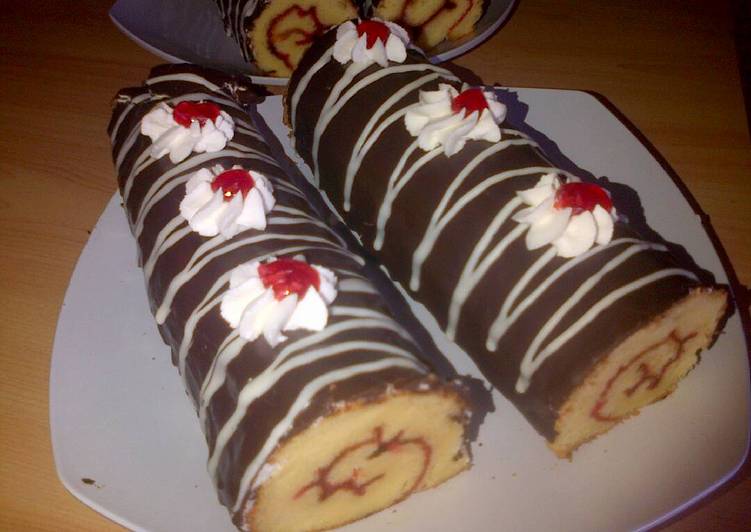 resep makanan Rollcake lembuuuut