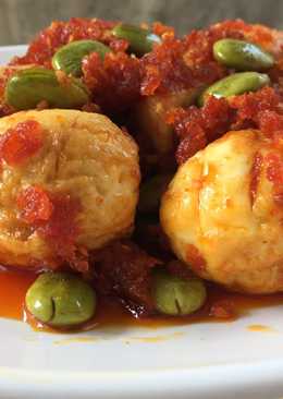 Telur balado pete