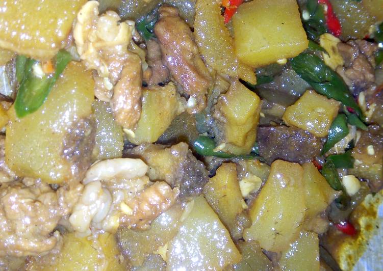 resep masakan Kikil Sapi Cabe Ijo#KitaBerbagi