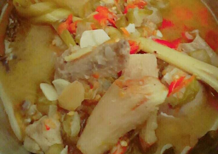 Resep Garang asem tanpa daun pisang