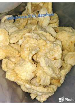 Kerupuk udang homemade