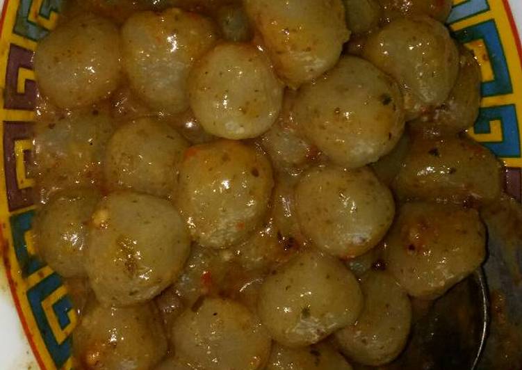 cara membuat Cilok bumbu kacang ala momz Kenzi