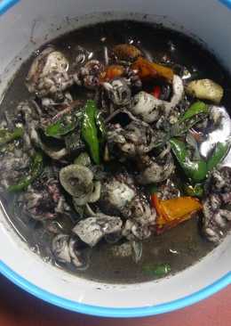 Cumi masak hitam pedas