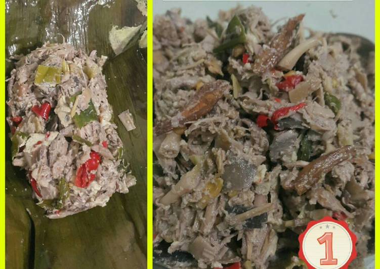 resep makanan Botok jantung pisang