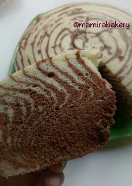 Bolu zebra putih telur