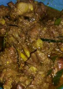 Empedal Hati Ayam bumbu rendang