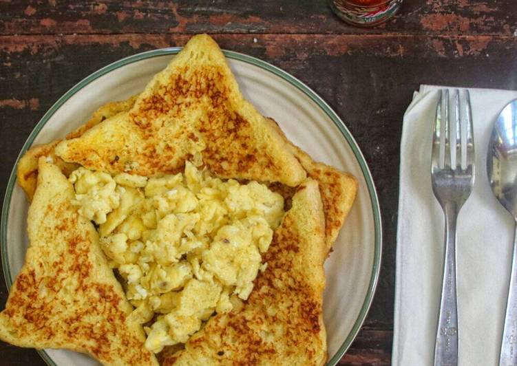 Resep French Toast & Scramble Egg Karya Siska Dinahan