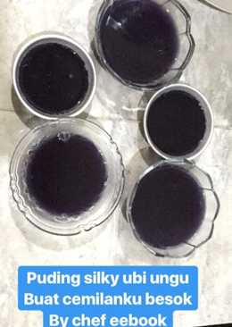 Puding silky ubi ungu (MPASI 1 thn)