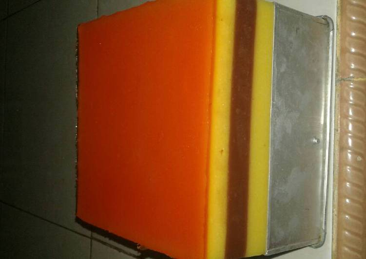 resep makanan Puding lapis surabaya