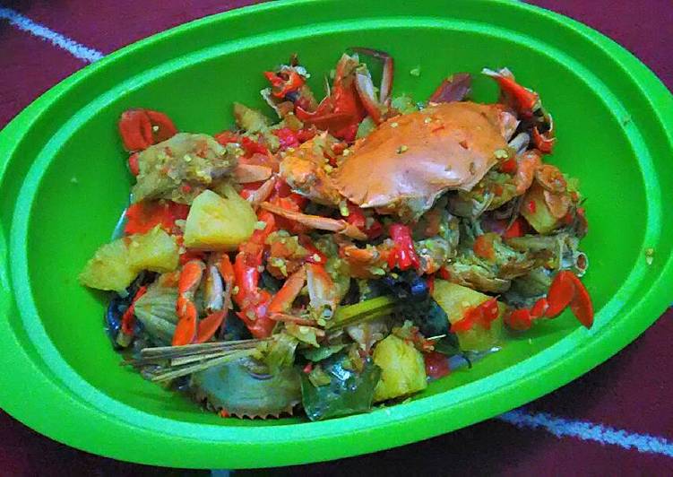 resep lengkap untuk Kepiting Asam Pedas