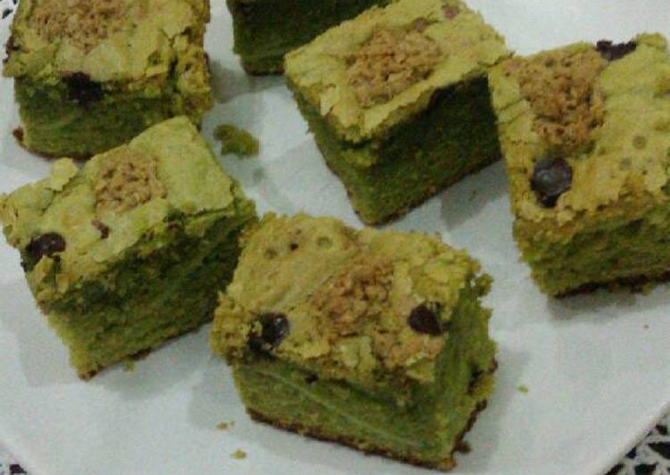 Resep Green Tea Brownies Kiriman dari yovira nasution