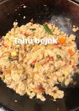 Tahu bejek / tumis tahu pedas sederhana dan nikmat