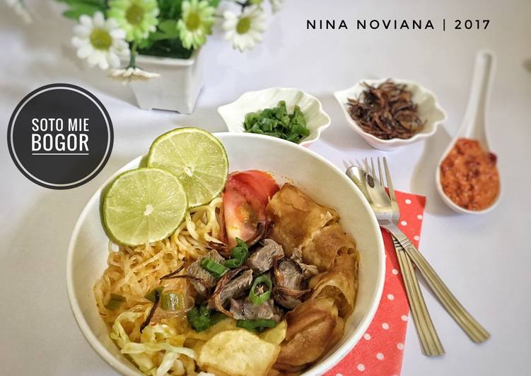 gambar untuk cara membuat Soto mie bogor