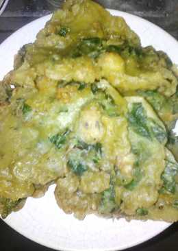 Bakwan Sayur Sawi Hijau dan irisan Tempe..by:Erni Hartanti.Amd:-)