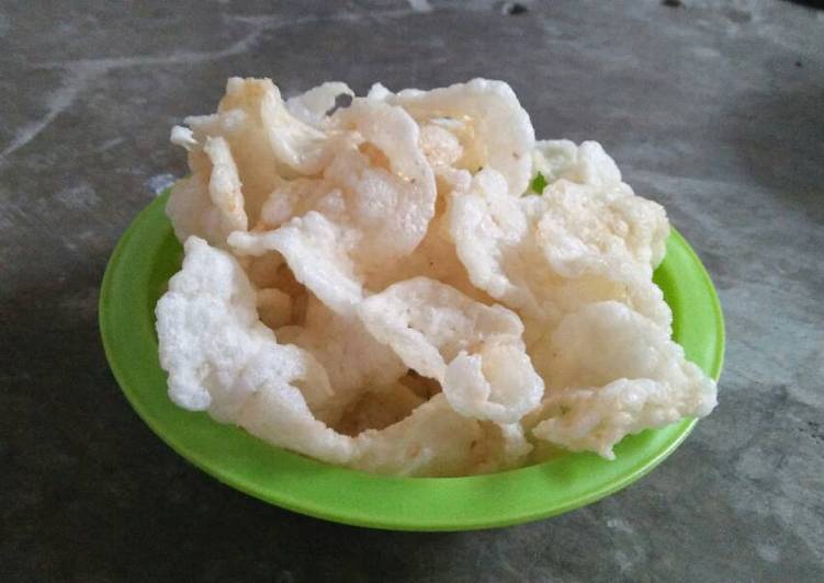 resep masakan Kerupuk Nasi Praktis Renyah Gurih