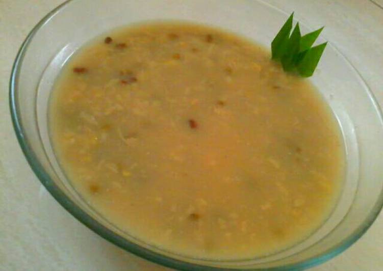 gambar untuk cara membuat Menu Bumil : Bubur Kacang Ijo Ketan